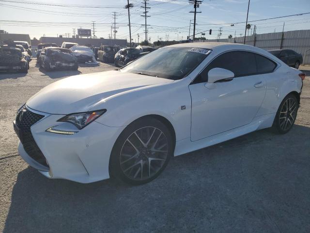 LEXUS RC 200T 2016 white  gas JTHHA5BC6G5003677 photo #1