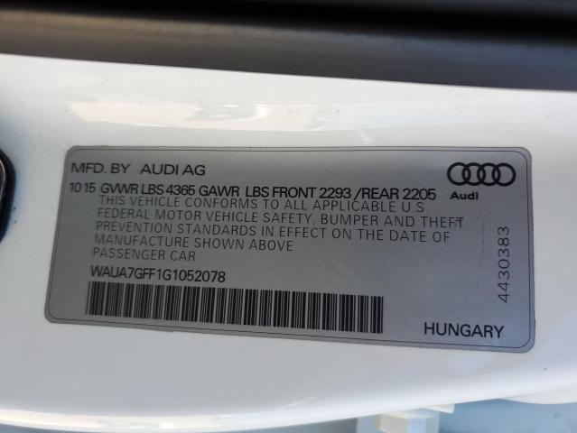 VIN WAUA7GFF1G1052078 2016 AUDI A3 no.12