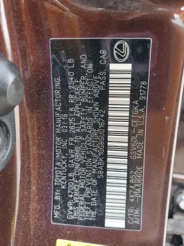 2016 LEXUS ES 350 - 58ABK1GG8GU016742