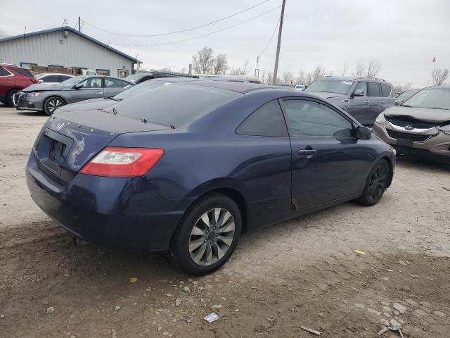 HONDA CIVIC EX 2009 blue  gas 2HGFG12849H533820 photo #4