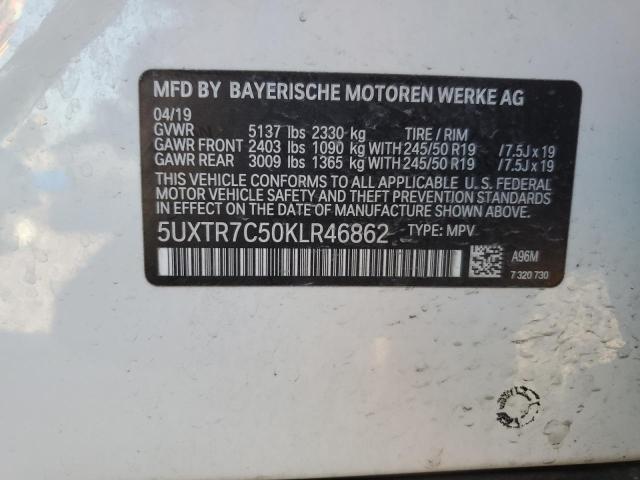 2019 BMW X3 SDRIVE3 - 5UXTR7C50KLR46862