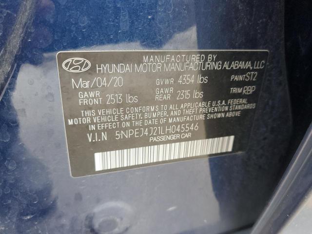 2020 HYUNDAI SONATA SEL - 5NPEJ4J21LH045546