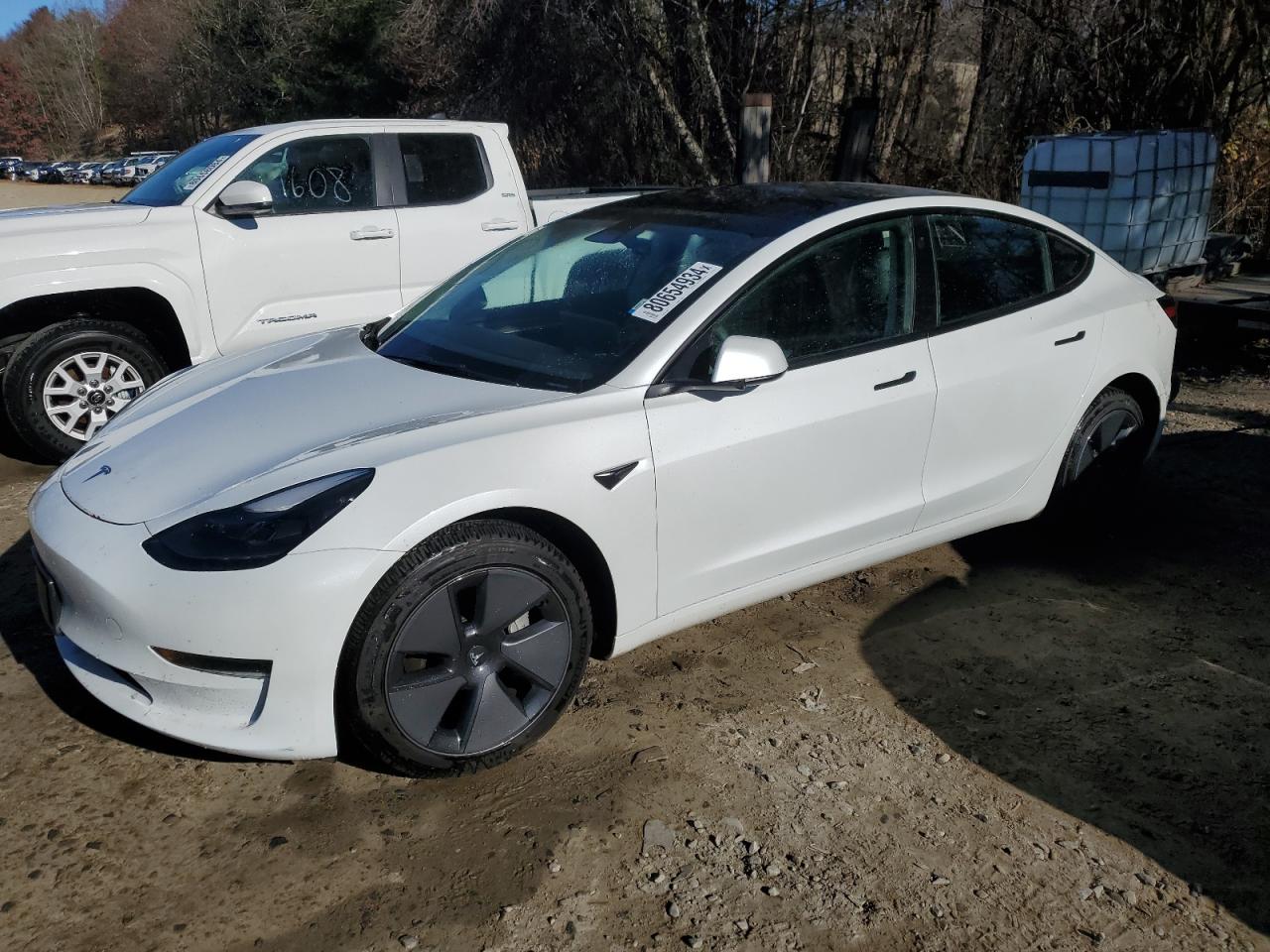 Lot #2978760947 2023 TESLA MODEL 3