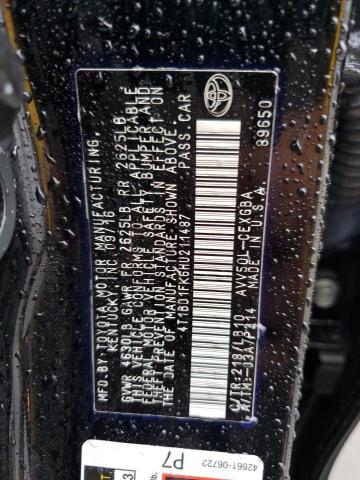 2017 TOYOTA CAMRY HYBR - 4T1BD1FK6HU211487