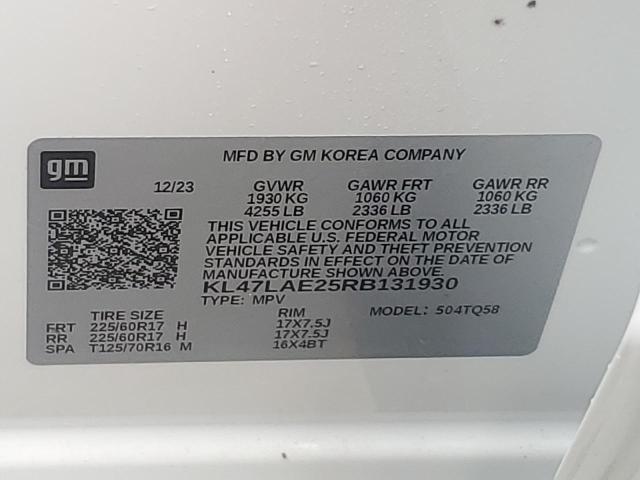 2024 BUICK ENVISTA PR - KL47LAE25RB131930