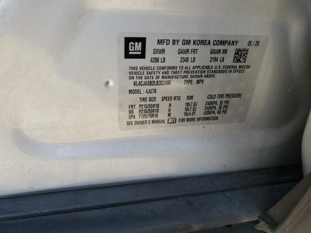 2020 BUICK ENCORE PRE - KL4CJASB2LB352496