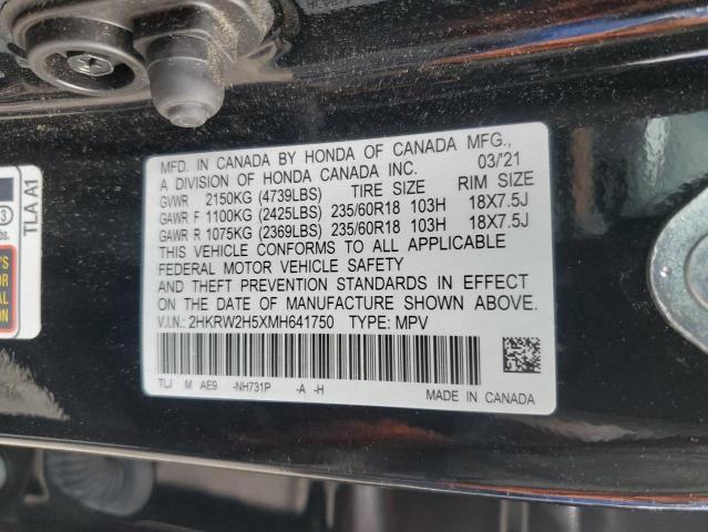 2021 HONDA CR-V EX - 2HKRW2H5XMH641750