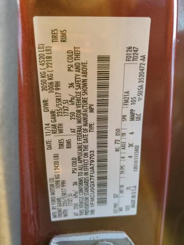 1FMCU0GX7FUA79703 2015 FORD ESCAPE