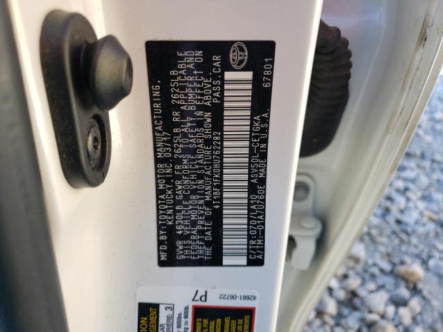 2017 TOYOTA CAMRY LE - 4T1BF1FK0HU762282