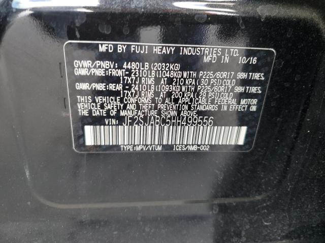 2017 SUBARU FORESTER 2 - JF2SJABC5HH499556