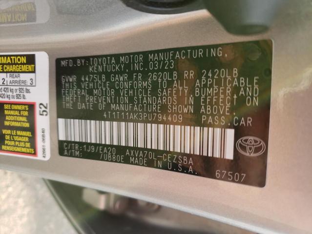 2023 TOYOTA CAMRY SE N - 4T1T11AK3PU794409
