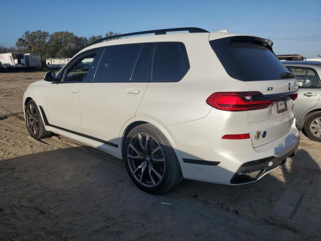 BMW X7 M50I 2021 white  gas 5UXCX6C07M9H08207 photo #3