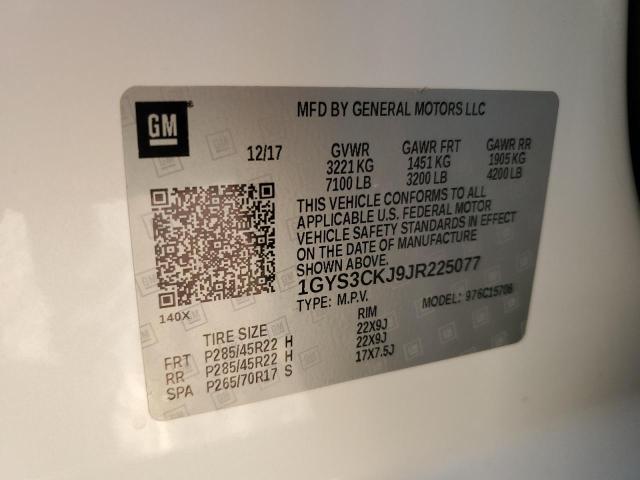 2018 CADILLAC ESCALADE P - 1GYS3CKJ9JR225077