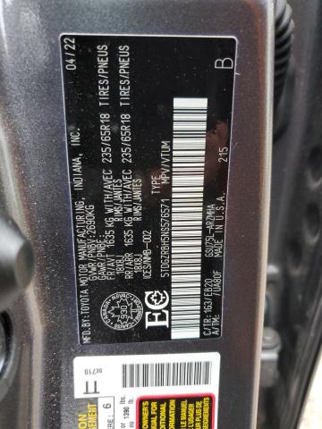 2022 TOYOTA HIGHLANDER - 5TDGZRBH5NS576571