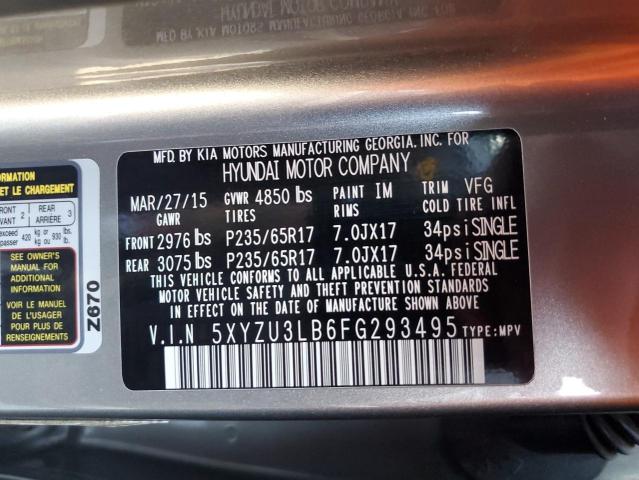 2015 HYUNDAI SANTA FE S - 5XYZU3LB6FG293495