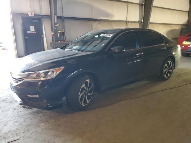 HONDA ACCORD EX 2016 black  gas 1HGCR2F78GA097554 photo #1