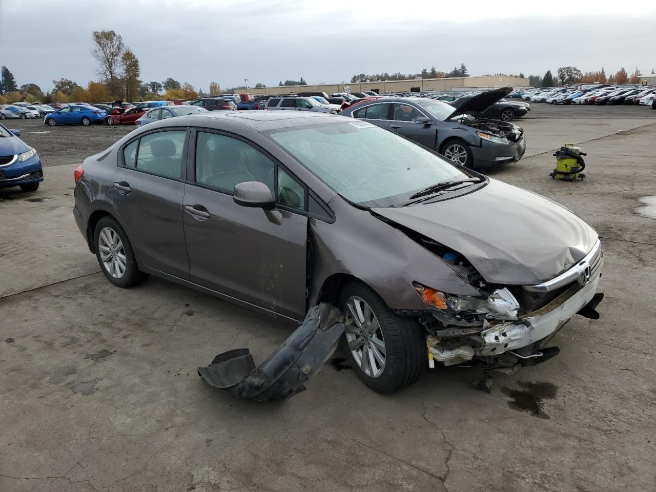 Lot #2977224167 2012 HONDA CIVIC EXL