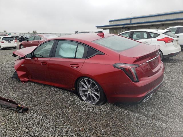 CADILLAC CT5 SPORT 2023 red  gas 1G6DP5RK3P0110536 photo #3