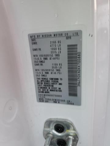 2019 NISSAN NV200 2.5S - 3N6CM0KN0KK700880