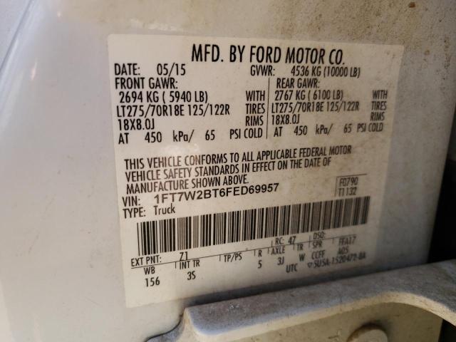 2015 FORD F250 SUPER - 1FT7W2BT6FED69957