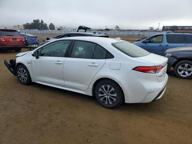 TOYOTA COROLLA LE 2020 white  hybrid engine JTDEBRBE8LJ019231 photo #3