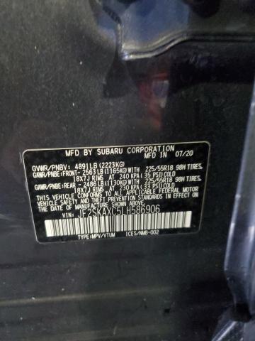 2020 SUBARU FORESTER T - JF2SKAXC5LH586906