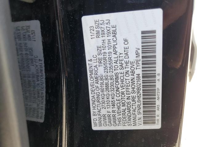 VIN 5FNRL6H82RB021684 2024 HONDA ODYSSEY no.14