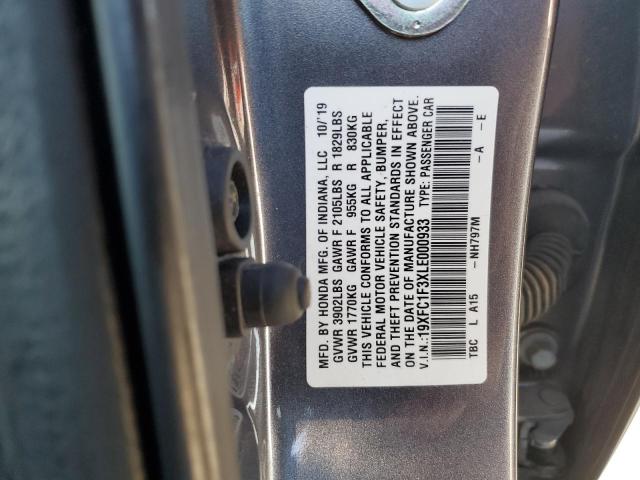 2020 HONDA CIVIC EX - 19XFC1F3XLE000933