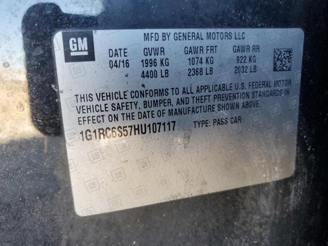 VIN 1G1RC6S57HU107117 2017 CHEVROLET VOLT no.12