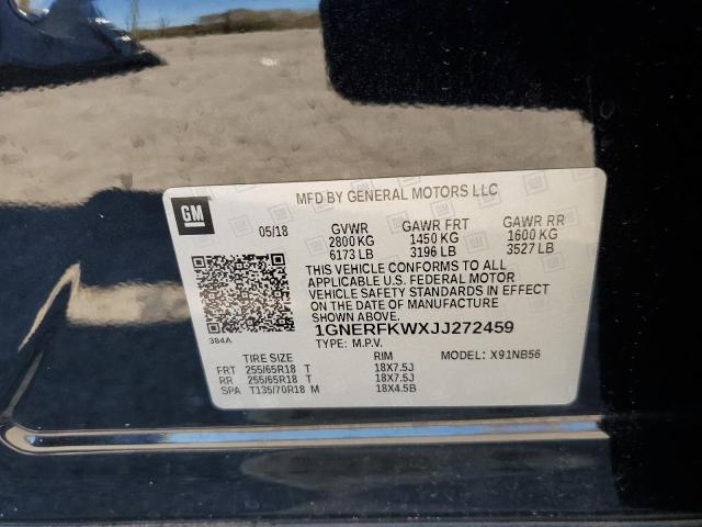2018 CHEVROLET TRAVERSE L - 1GNERFKWXJJ272459