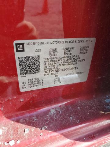 2018 GMC SIERRA C15 - 3GTP1NEC1JG605413