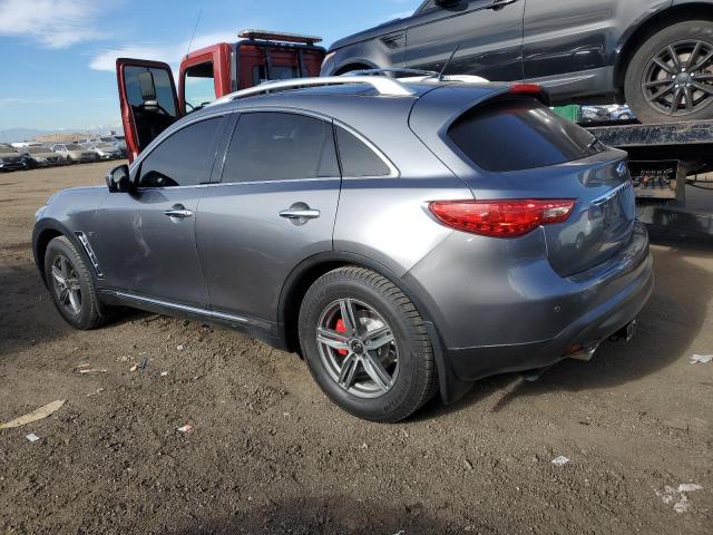 INFINITI QX70 2014 gray  gas JN8CS1MW0EM412001 photo #3