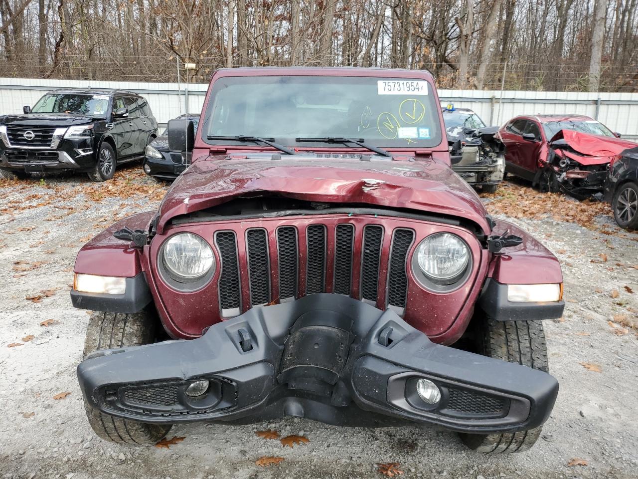 Lot #2996626631 2021 JEEP WRANGLER U