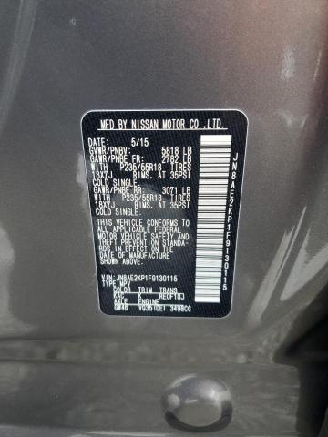 2015 NISSAN QUEST S - JN8AE2KP1F9130115
