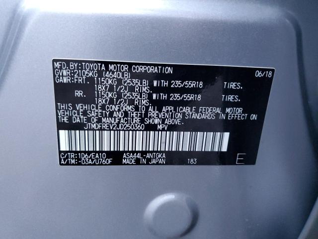 2018 TOYOTA RAV4 LIMIT - JTMDFREV2JD250360