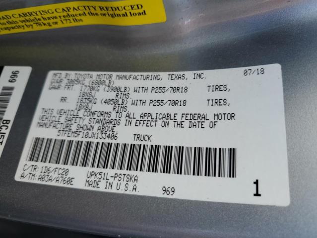 2018 TOYOTA TUNDRA CRE - 5TFEM5F10JX133406