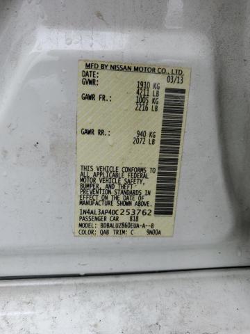 VIN 1N4AL3AP4DC253762 2013 NISSAN ALTIMA no.12