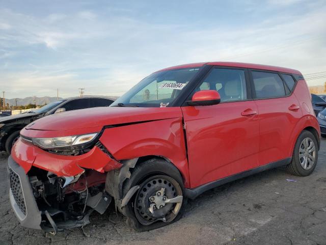 KIA SOUL LX 2020 red  gas KNDJ23AU8L7701947 photo #1