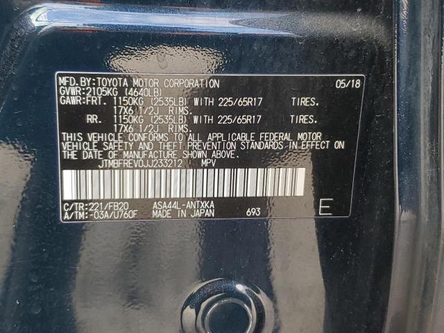 2018 TOYOTA RAV4 LE - JTMBFREV0JJ233212