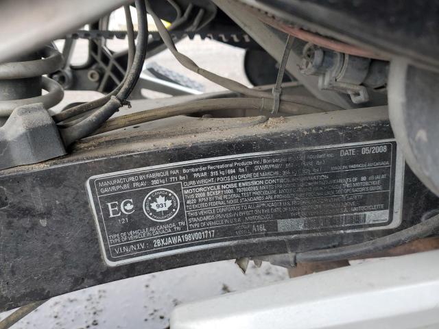 2008 CAN-AM SPYDER ROA - 2BXJAWA198V001717