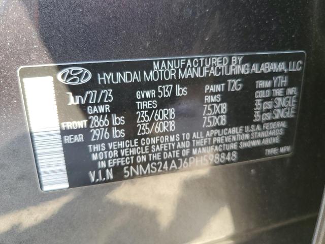 VIN 5NMS24AJ6PH598848 2023 HYUNDAI SANTA FE no.13