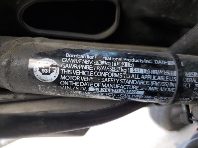 2020 CAN-AM RYKER RALL 3JB2GEG27LJ003492