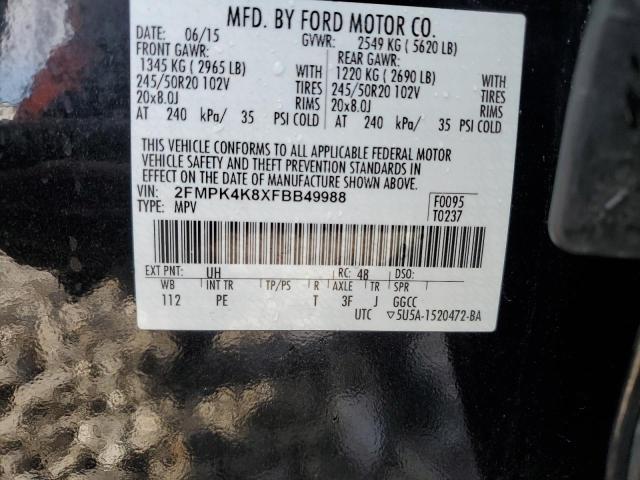 2015 FORD EDGE TITAN - 2FMPK4K8XFBB49988