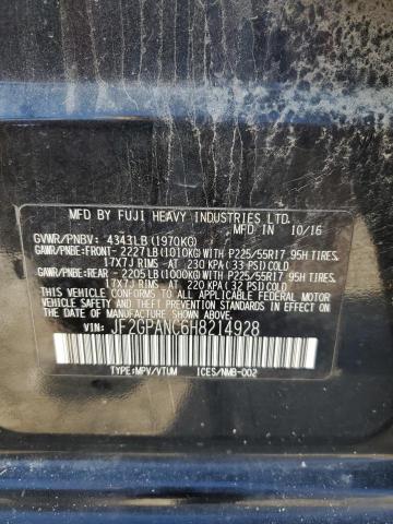 2017 SUBARU CROSSTREK - JF2GPANC6H8214928