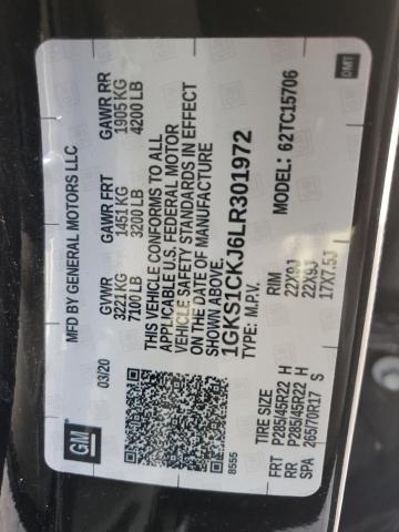 2020 GMC YUKON DENA - 1GKS1CKJ6LR301972