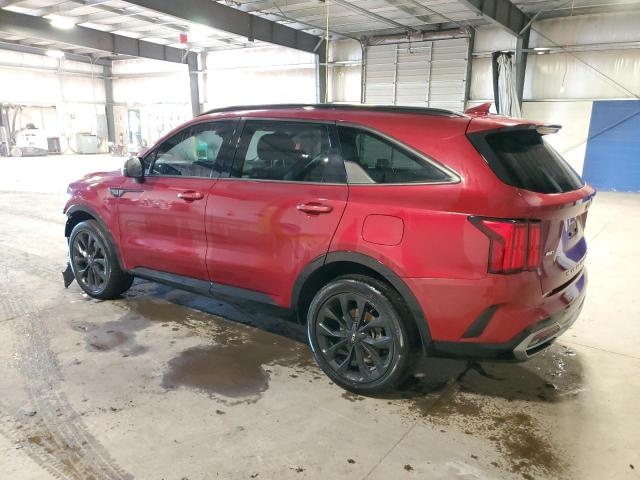 KIA SORENTO SX 2021 red  gas 5XYRKDLF0MG057324 photo #3