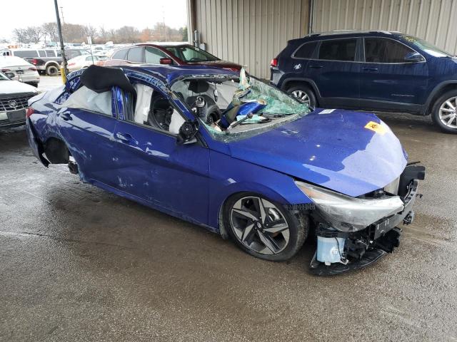 Vin: kmhls4ag5pu597428, lot: 80855664, hyundai elantra sel 20234