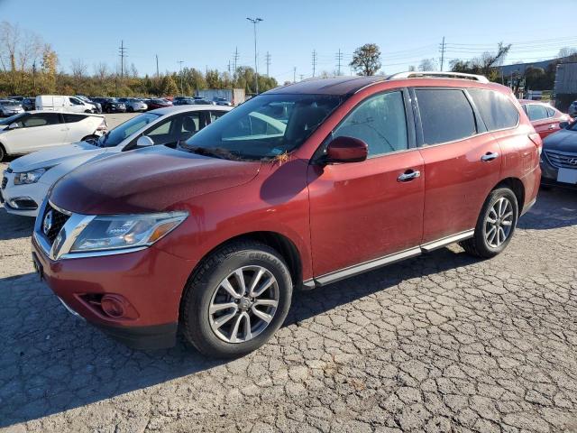 NISSAN PATHFINDER 2014 red 4dr spor gas 5N1AR2MM3EC622502 photo #1