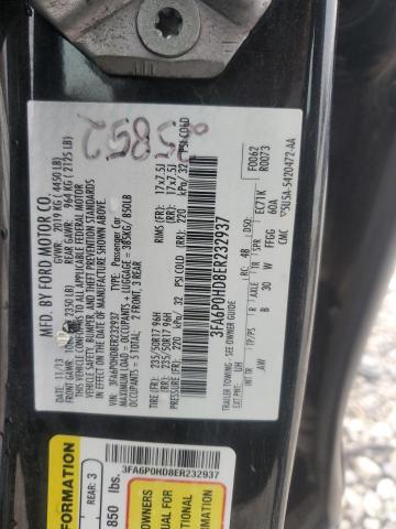 VIN 3FA6P0HD8ER232937 2014 FORD FUSION no.13