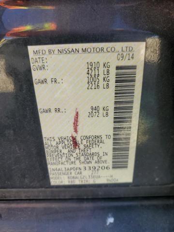 2015 NISSAN ALTIMA 2.5 - 1N4AL3AP0FN339206